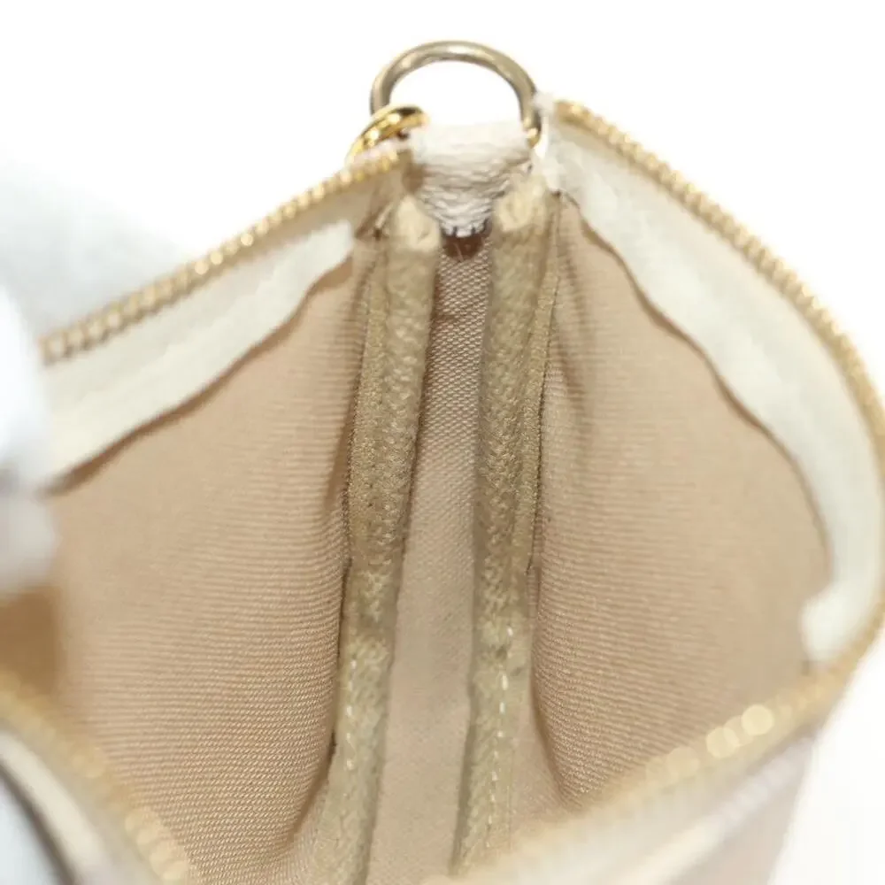 Louis Vuitton Damier Azur Mini Pochette Accessoires Pouch White